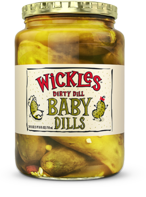 Wickles - Pickles - Original Chips - Case of 6 - 16 fl oz., 6 Pack