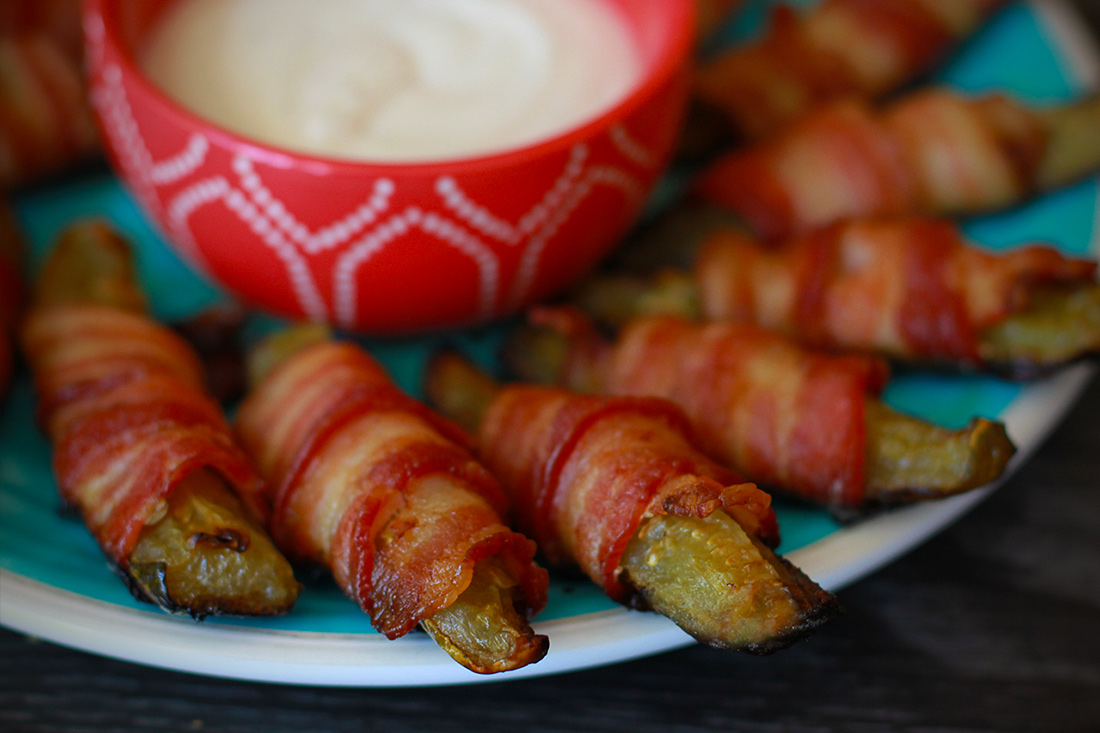Bacon Wrapped Pickles - Wickles Pickles