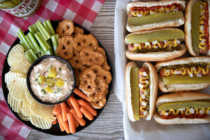 Hot dogs and Dip Photo