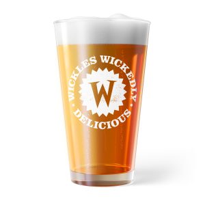 Photo of a Wickles Pickles Pint Glass