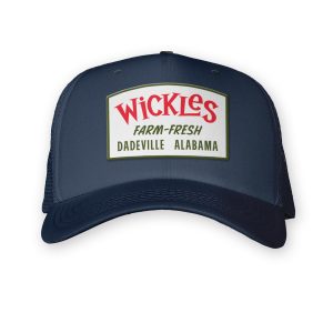 Product photo of the navy farm fresh trucker hat
