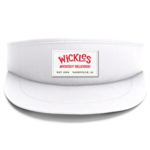 Product photo of the front of the white Imperial Tour Visor