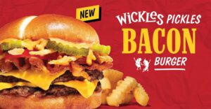 Wickles Pickles Bacon Burger