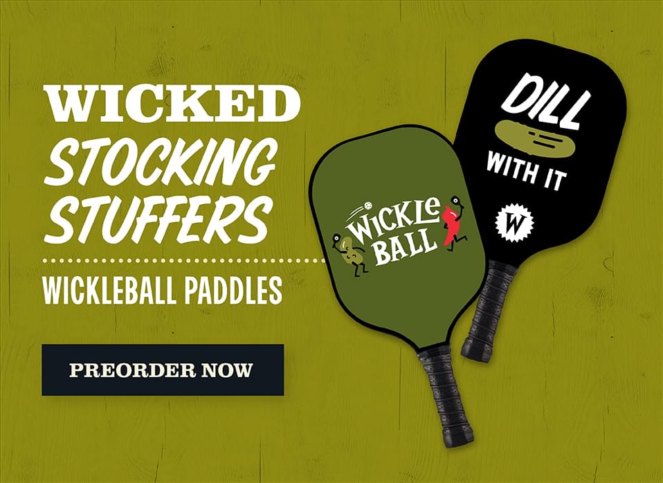 Wicked Stocking Stuffers - Wickleball Paddles - Preorder Now