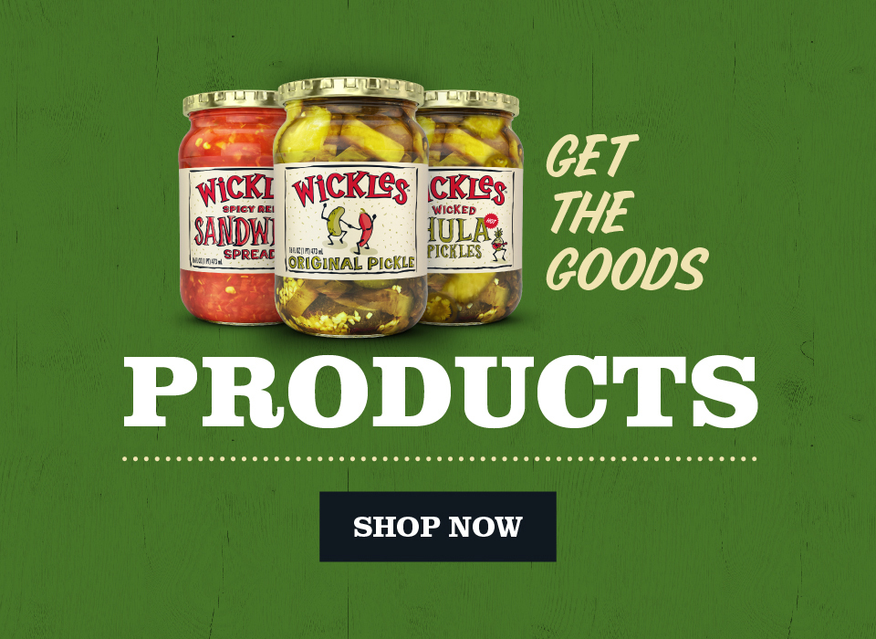 Spicy Pickle Combo Gift Pack - Wickles Pickles, Tabasco Hot N Sweet &  Tabasco Garlic Dill