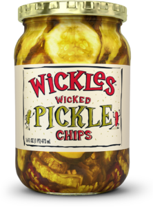 Wickles Wicked Pickle Chips Jar