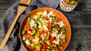 Wicked Corn & Okra Salad