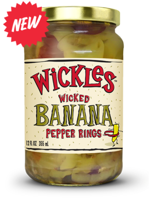 Wickles Wicked Banana Peppers NEW